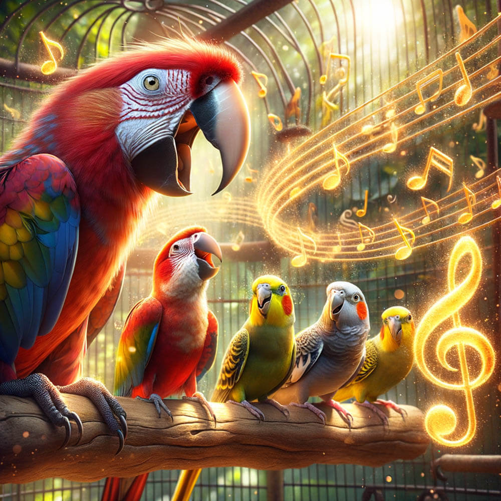 Musical Parrots in Harmony — Singing Sanctuary Stars at RFPSInc Musical Parrots in Harmony – Singing Sanctuary Stars at RFPSInc