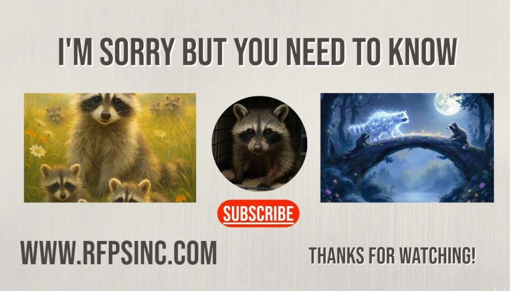 Raccoon Rescue Awareness – Subscribe and Support