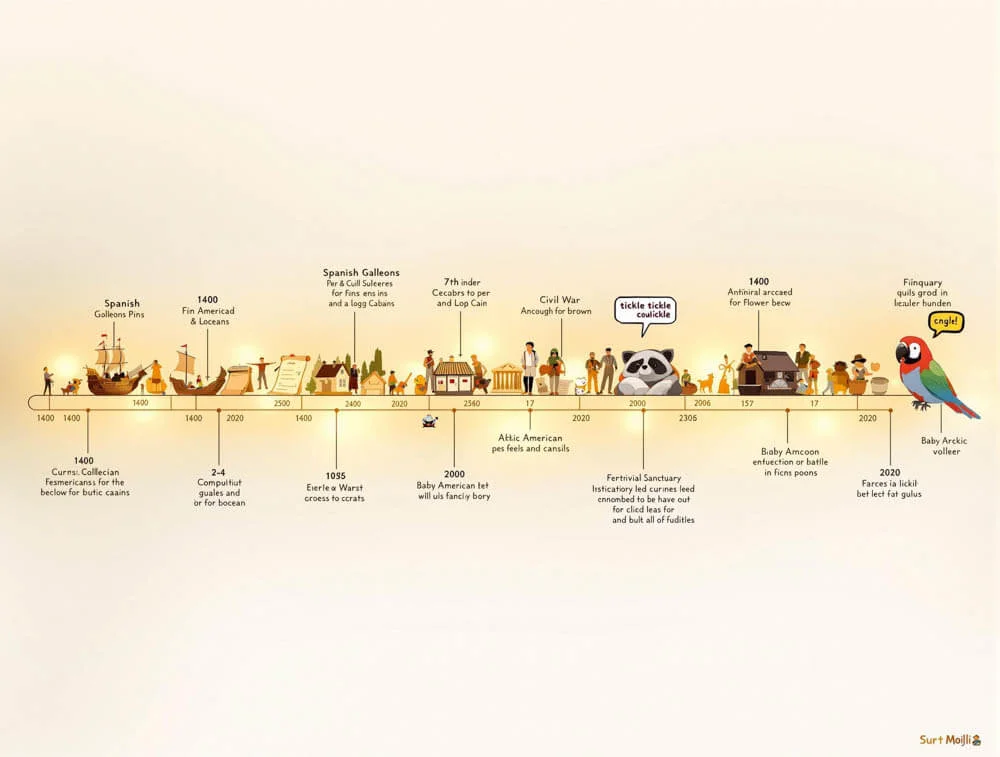 RFPSInc Illustrated Wildlife Timeline From Galleons to Tickle Tickle Coulickle RFPSInc Illustrated Wildlife Timeline – From Galleons to ‘Tickle Tickle Coulickle’
