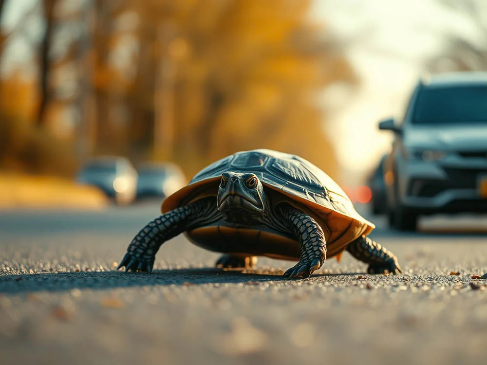 Turtle Crossing Dixie Highway – Real-Life Rescue on a Busy Road by RFPSInc Turtle Crossing Dixie Highway – Real-Life Rescue on a Busy Road by RFPSInc
