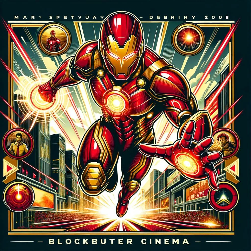 Retro Blockbuster Superhero Artwork - RFPSInc Retro Blockbuster Superhero Artwork - RFPSInc
