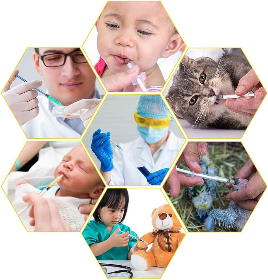 Multiple Use Applications of 1 ml Oral Syringes for Feeding and Medication
