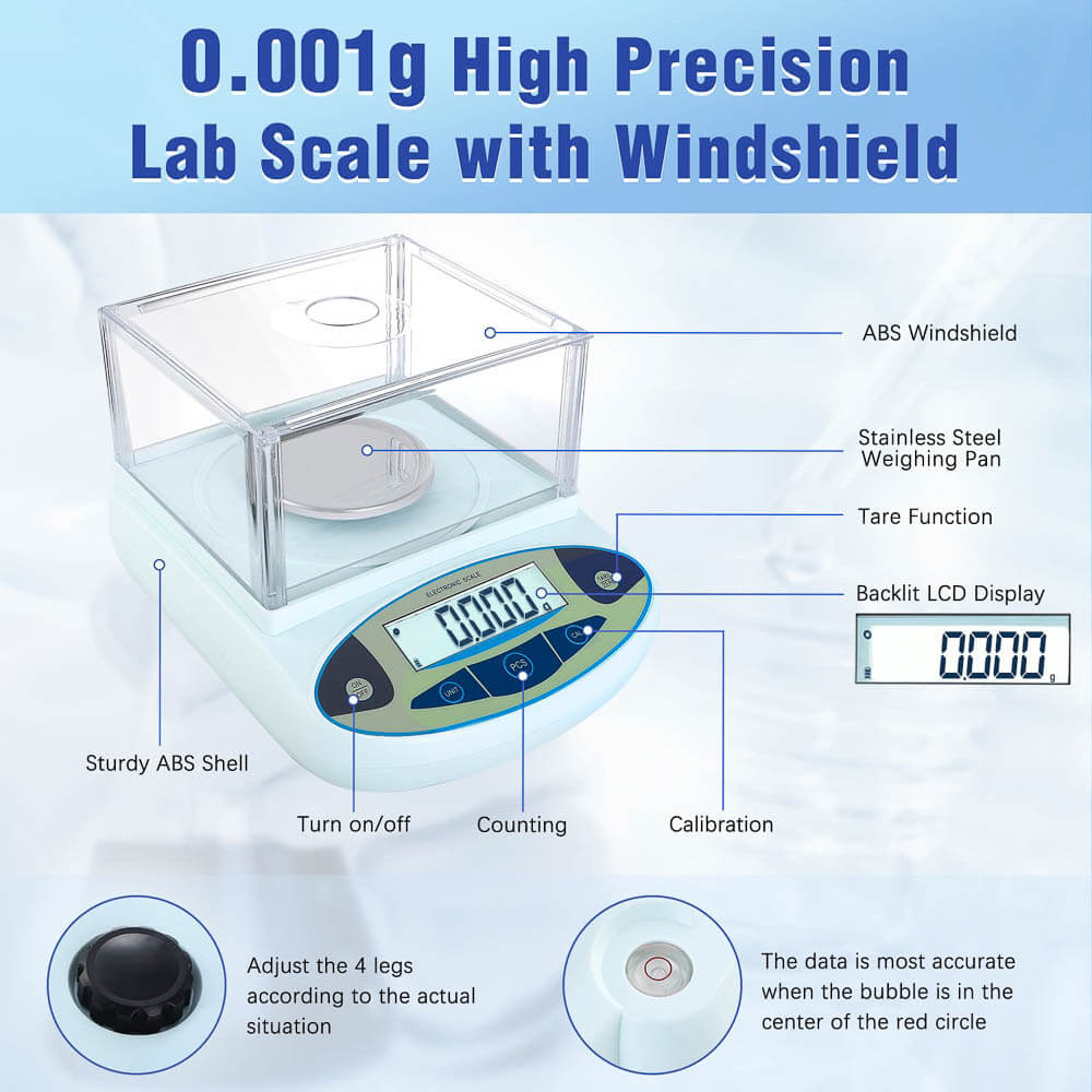 close-up of calibration weights on digital scale platform