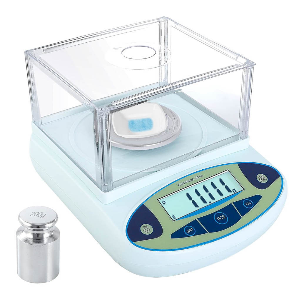Precision Digital Gram Scale With Draft Shield for Accurate Weighing