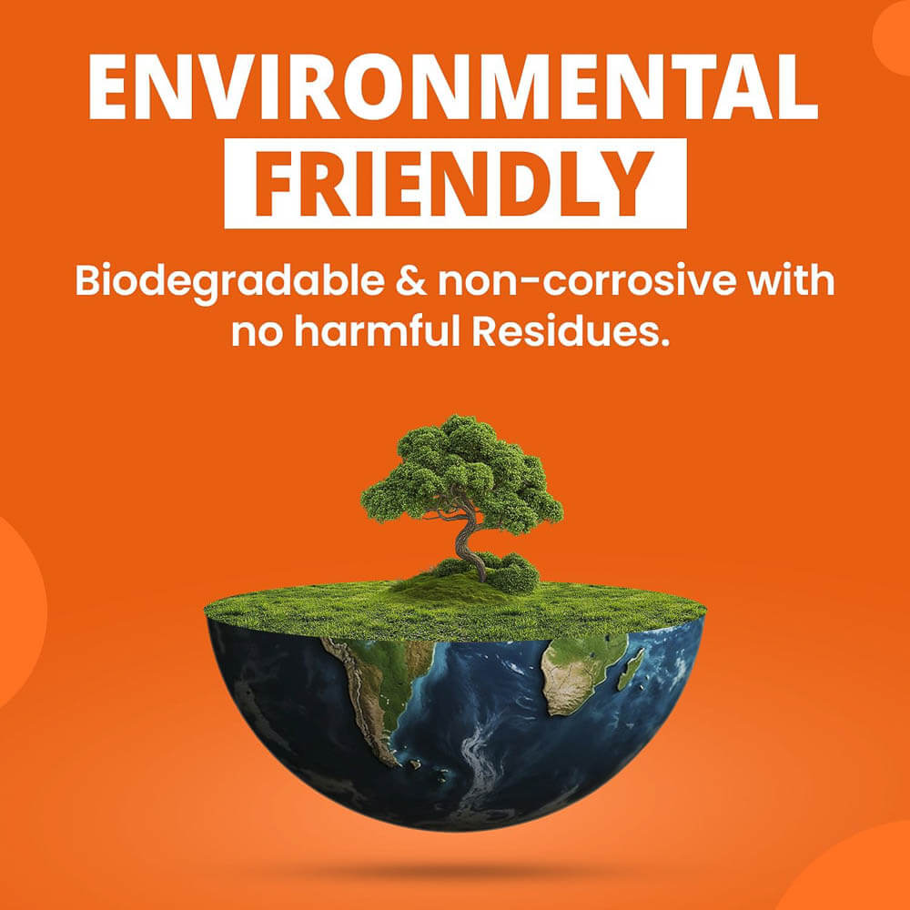 F10 Disinfectant Environmental Safety and Biodegradable Formula Graphic