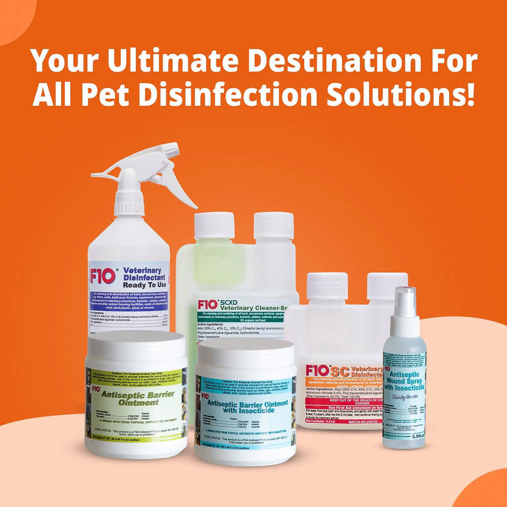 F10 Veterinary Disinfection and Wound Care Product Line Overview