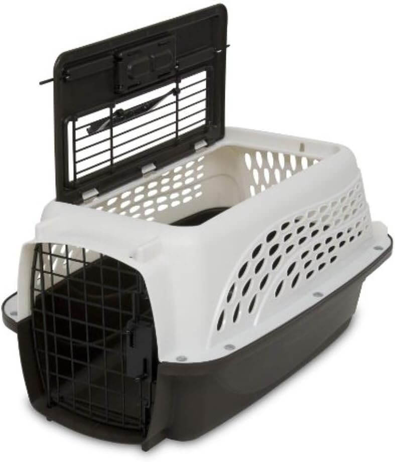 Small Pet Carrier with Top-Loading Door for Easy Access