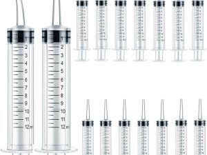 12ml Curved Tip Feeding Syringes for Parrot Care