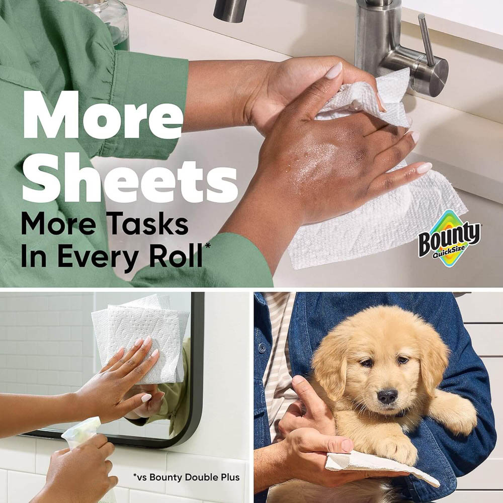 Bounty Quick Size More Sheets More Tasks Lifestyle Image