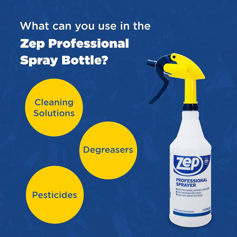 Zep Professional Spray Bottle Use Guide Product Image
