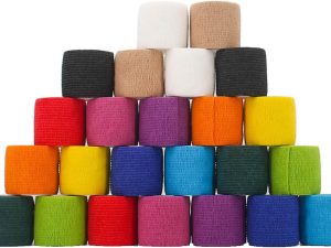 Multicolor Cohesive Bandage Wrap Pyramid Display Product Image