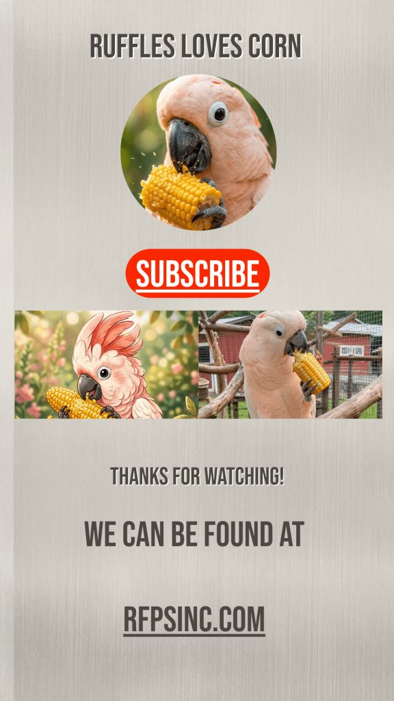 Ruffles Loves Corn, Cockatoo Video Cover Ruffles Loves Corn, Cockatoo Video Cover