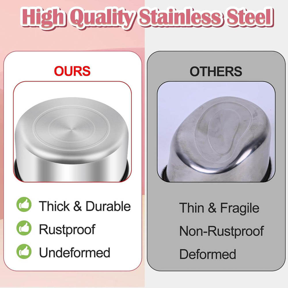 High Quality Stainless Steel Clamp-On Bowl Comparison