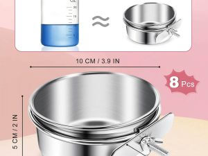 10 Ounce Stainless Steel Clamp-On Cage Bowl Product Detail