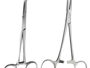 Curved and Straight Stainless Steel Hemostat Forceps