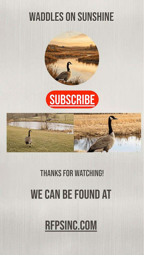Waddles on Sunshine: Canada Goose Wildlife Video Cover Waddles on Sunshine: Canada Goose Wildlife Video Cover