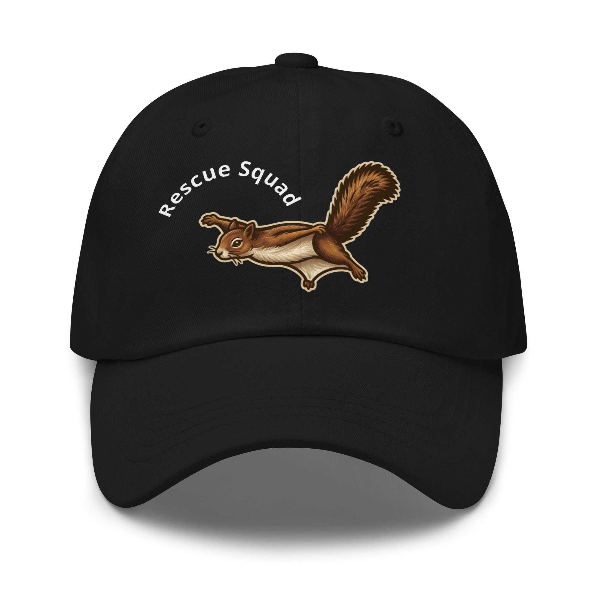 Flying Squirrel Rescue Squad Dad Hat | Wildlife Rescue Cap