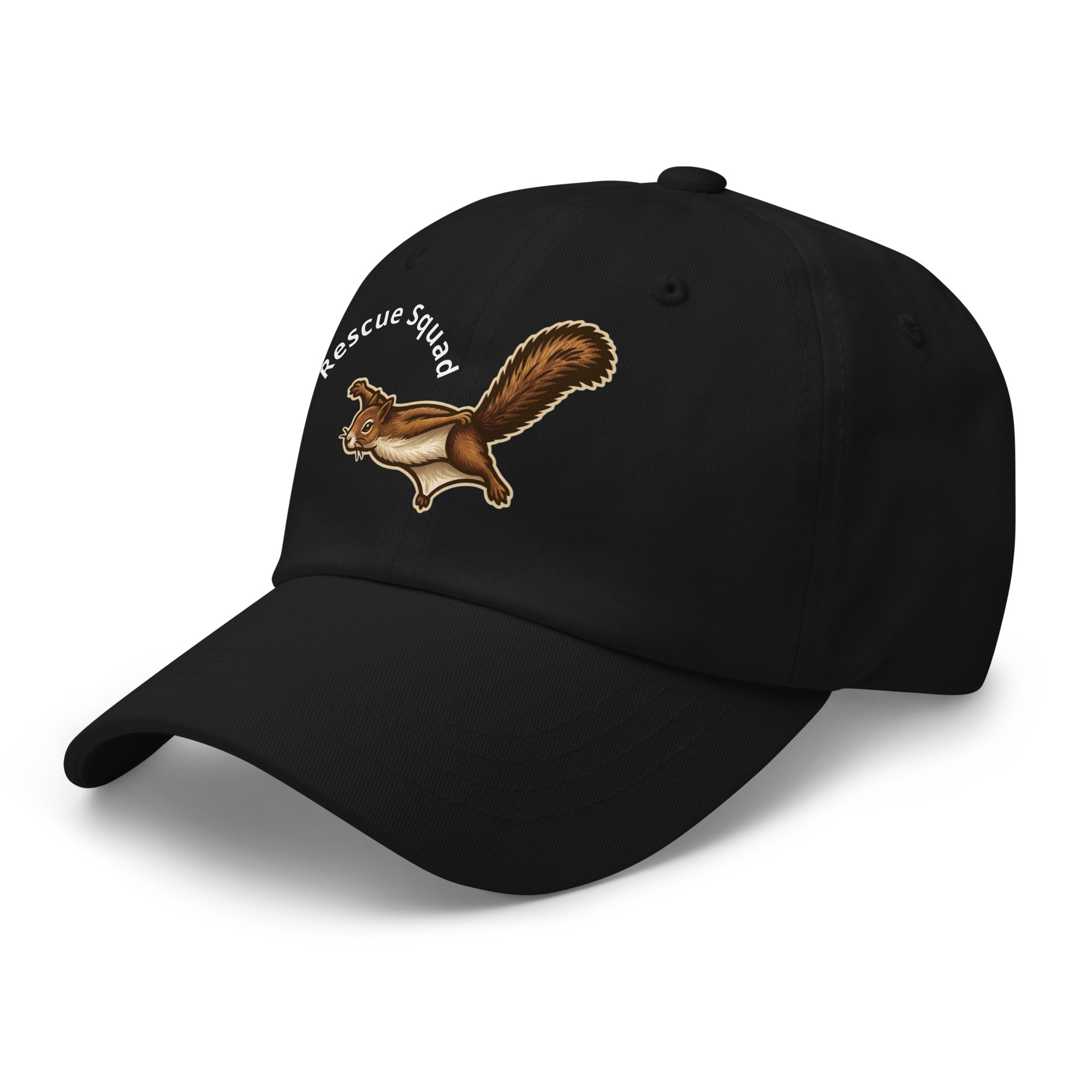 Flying Squirrel Rescue Squad Dad Hat | Wildlife Rescue Cap - Image 6