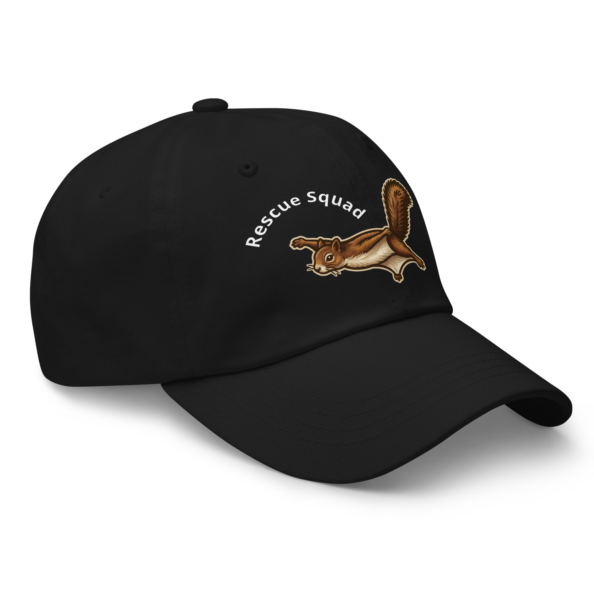 Flying Squirrel Rescue Squad Dad Hat | Wildlife Rescue Cap - Image 5