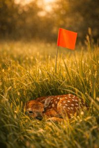 Mark the Location of a Fawn Before Mowing or Field Work Mark the Location of a Fawn Before Mowing or Field Work