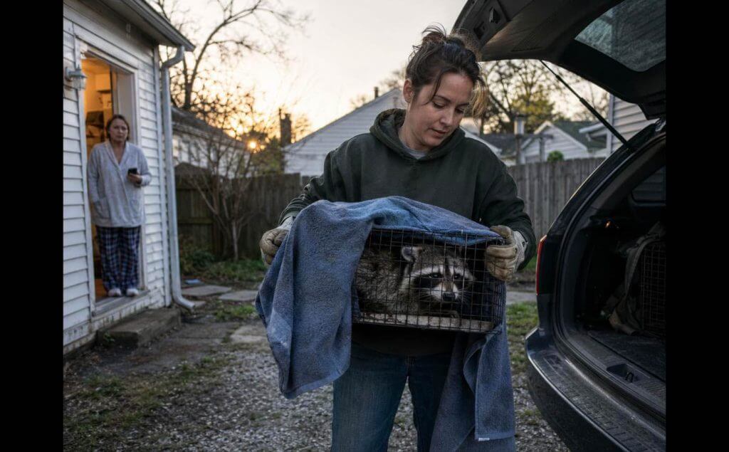 Wildlife Rescue of a Raccoon